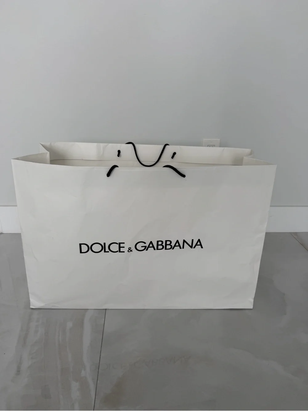 Giant XL Dolce & Gabbana Shopping Bag PRICED TO SELL